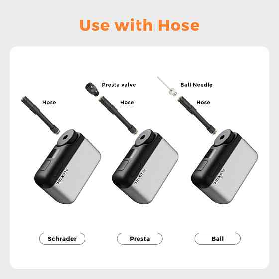 Велосипедний міні насос електричний Flextail Tiny Bike Pump Pro, 120 PSI Київ