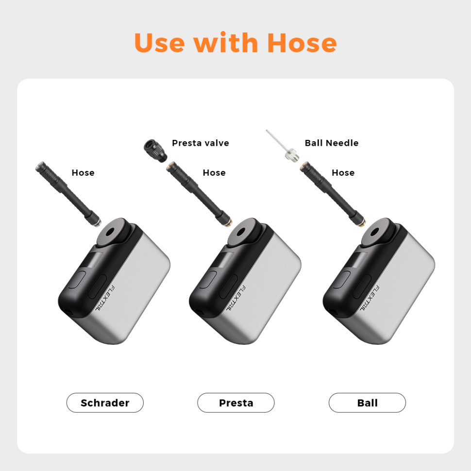 Велосипедний міні насос електричний Flextail Tiny Bike Pump Pro, 120 PSI Київ - фото 4