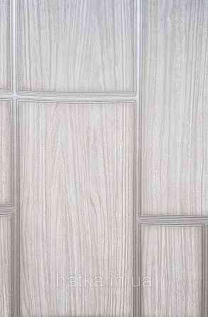 Шпалери вінілові на флізеліні AdaWall Roka 1.06х10 під плитку коричневі смужки біле золото 23108-2 Київ