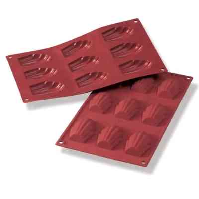 Форма для выпечки Silikomart "Мадлен" 68х45 мм, h 17 мм (SF032/C) Винница