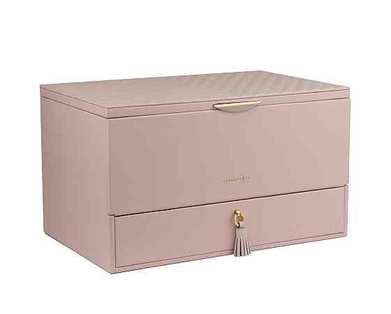 Скринька для коштовностей Friedrich Lederwaren Aurora рожева, натуральна шкіра Рівне