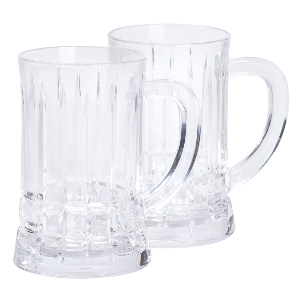 Набор пивных бокалов 2 шт 530 мл из стекла HP-19-144 Киев - изображение 3