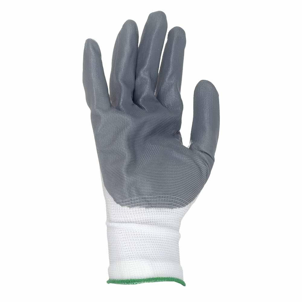 Рукавички трикотажні з частковим нітриловим покриттям р10 (сірі, манжет) SIGMA (9443521) Київ - фото 5