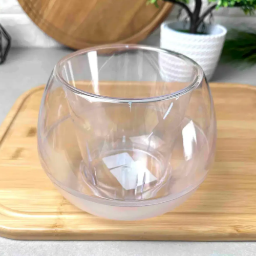 Вазон Сфера 10 см прозорий Алеана Житомир