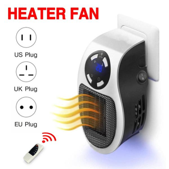 Уцінка Портативний обігрівач 500W, Portable Heater / Обігрівач електричний / Електрообігрівач Київ