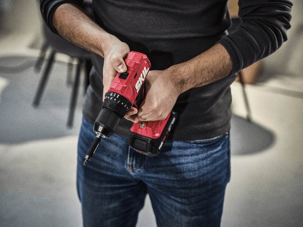 Дрель-шуруповерт аккумуляторный бесщеточный ударный, SKIL 3021 HB 11070100801 (2 аккумулятора 2,0 Ah, зарядное устройство, кейс) Одесса - изображение 3