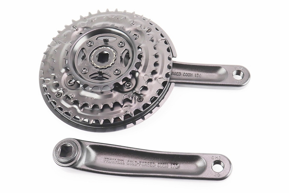 Шатуни "квадрат" 170мм, 42.34.24T MTB, алюмінієві, чорні TA-CN68 Киев - изображение 2