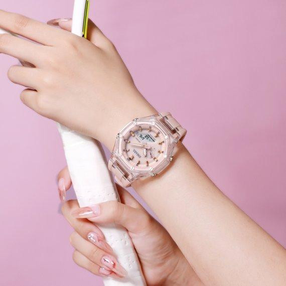 Жіночий наручний годинник Smael Princess (Рожевий) Вінниця - фото 3