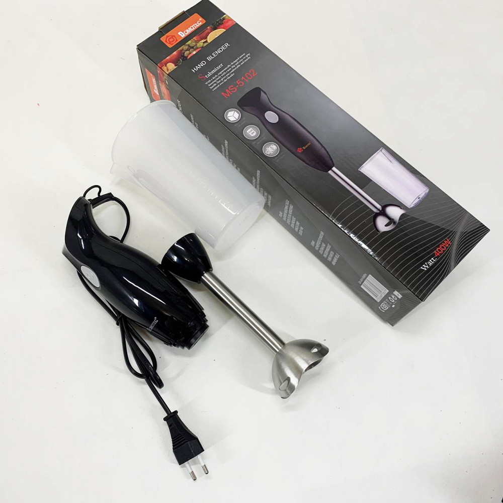 Занурювальний блендер для збивання DOMOTEC MS-5102 400 W, Занурювальні блендери для дому LW-32 Івано-Франківськ - фото 5