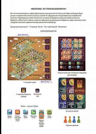 Настольная игра Мегаполис 