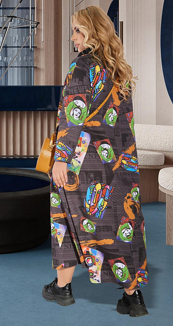 Стильне плаття великого розміру МАКСІ Київ - фото 3