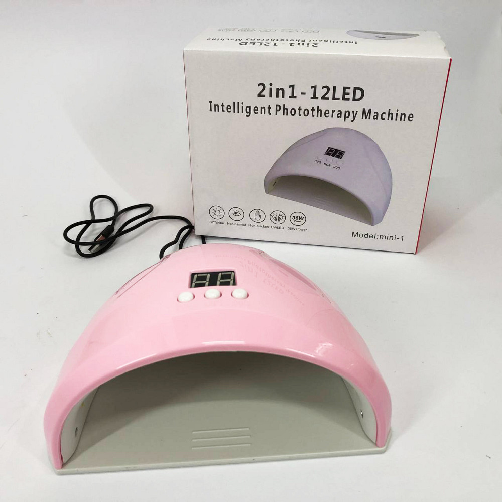 Професійна лампа для нігтів з таймером FD 258 36w, Професійні лампи для манікюру Сушка педикюру GZ-18 Львів - фото 12