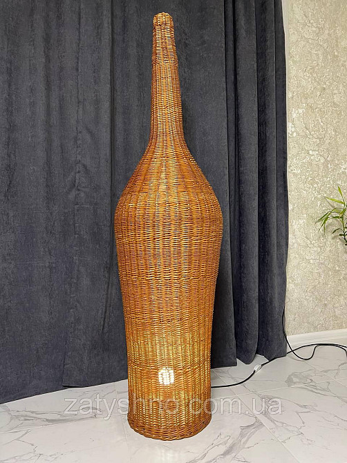 Торшер плетений из лозы Киев - изображение 10