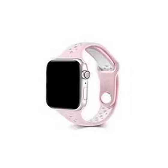 Ремінець для годинника Apple Watch Small Waist two colors 42/44/45/49mm Pink-White Киев