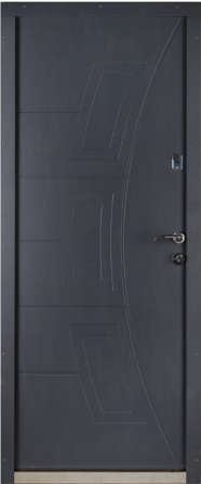 Дверь входная Бастион АДЕЛЬ RAL 7016 / Антрацит 860х2050 мм 960 Киев