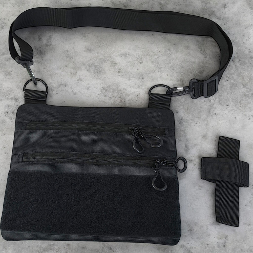 Мужская сумка рюкзак слинг, Сумка через плечо военная, Сумка кобура наплечная Мужская кросс-боди QJ-44 Львов - изображение 9