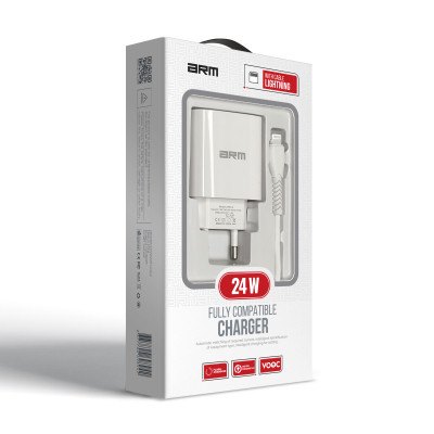 Зарядное устройство Armorstandart AR012 Basic USB 24W + cable USB to Lightning White (ARM69894) Винница - изображение 6