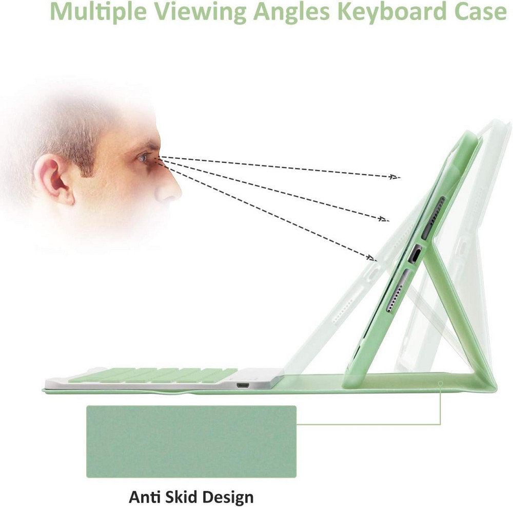Клавиатурный чехол для iPad 10.2 (2019/2020) Bluetooth съёмная клавиатура подставка держатель для Apple Pencil Киев - изображение 5