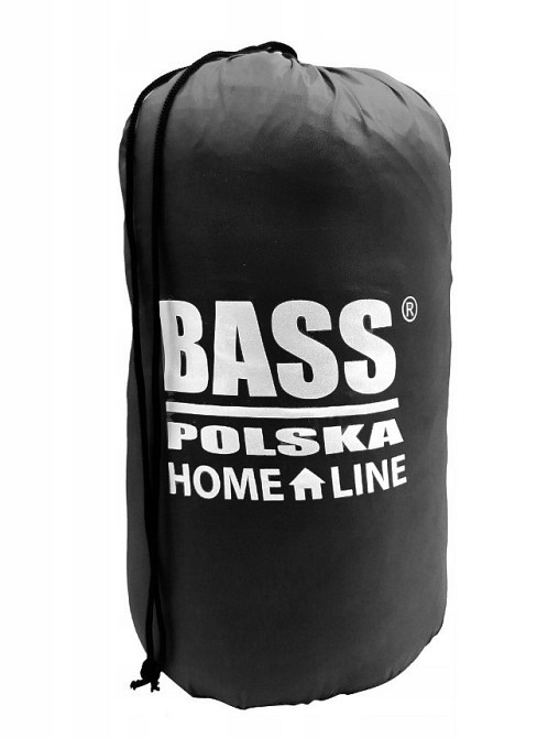 Спальный мешок с капюшоном и туристическое одеяло 2 в 1 черный Bass Polska BH 41999 Киев - изображение 5