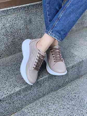 VIFEST Кросівки жіночі VIFEST 194-2 бежеві (весна-осінь, шкіра натуральна) (4440) Коломыя