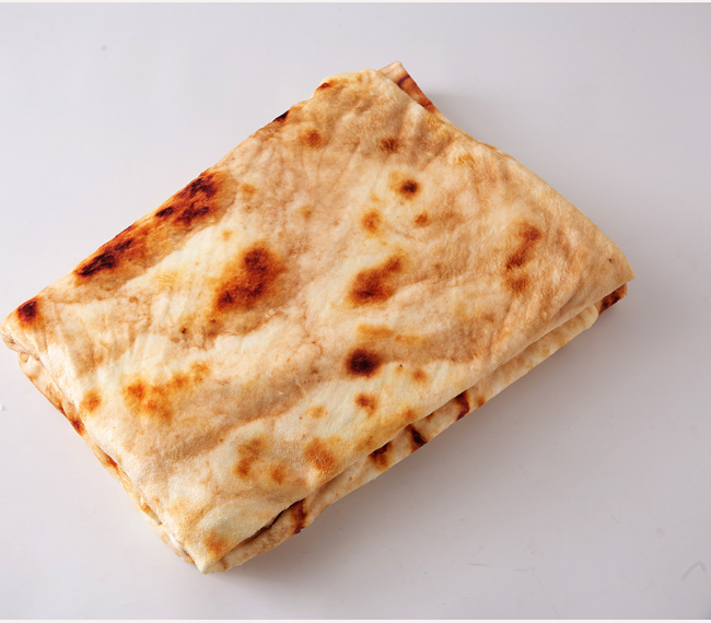 Плед Лаваш Поджаренный 170 см ОРИГИНАЛЬНОЕ ФОТО 3D принт бурито покрывало в виде лаваша Кременчуг - изображение 8