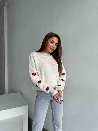 Жіночий стильний оверайз светр акрил/вовна Одеса