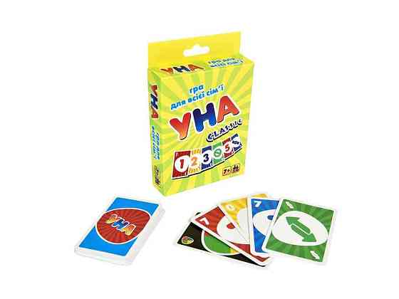 Гра УНА classic (укр.) в кор-ці 13,5см-9см-2,5см 7015 ТМ STRATEG Київ