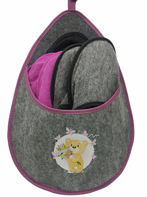 Войлочные домашние тапочки для гостей 5 в 1 