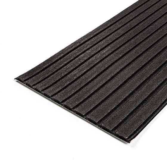 Декоративная черная панель-рейка в рулоне Киев