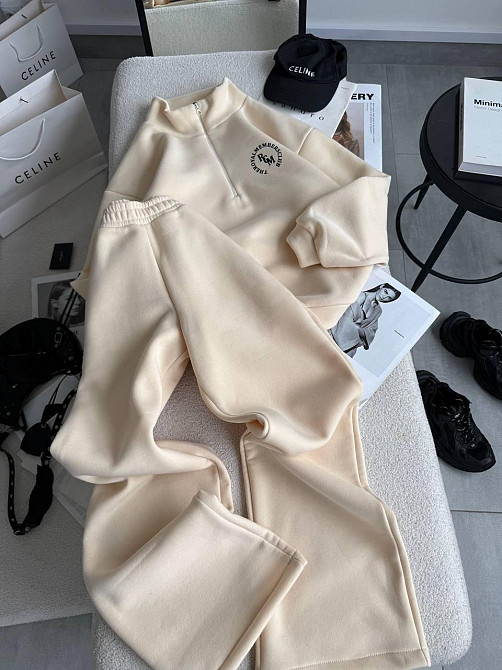 Женский утепленный костюм двойка: кофта и штаны трехнитка на флисе 46/48 Одесса - изображение 8