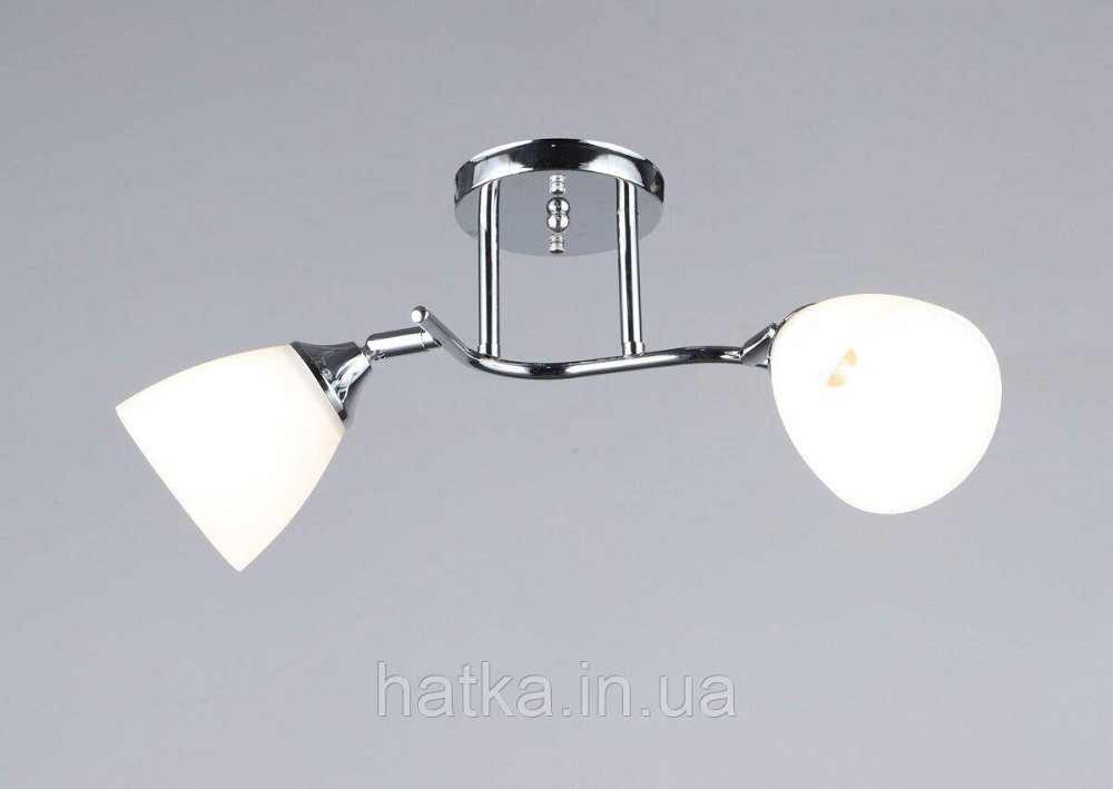 Люстра стельова на 2 плафони VALESO K2313/2, хромовий (E27) Київ - фото 1
