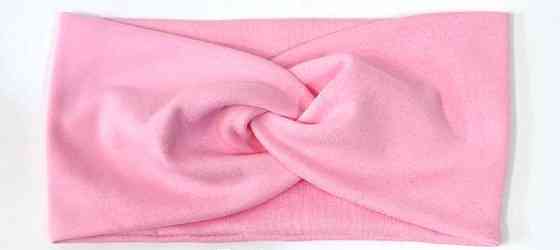 Повязка женская для спорта розовая Киев