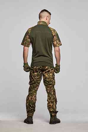 Армейские мужские летние брюки хищник ,военные брюки рип стоп с наколенниками и липучками под колено Львов