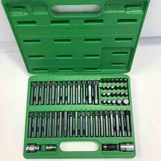 Профессиональный набор бит TORX, HEX, SPLINE, RIBE, SQ 60ед. TOPTUL GCAI6003 Одесса
