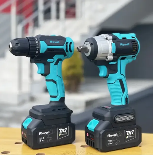 Набор аккумуляторного инструмента в кейсе SET 252 Гайковерт TW 20/350 и Шуруповерт CD 20/50 Коломия - фото 1