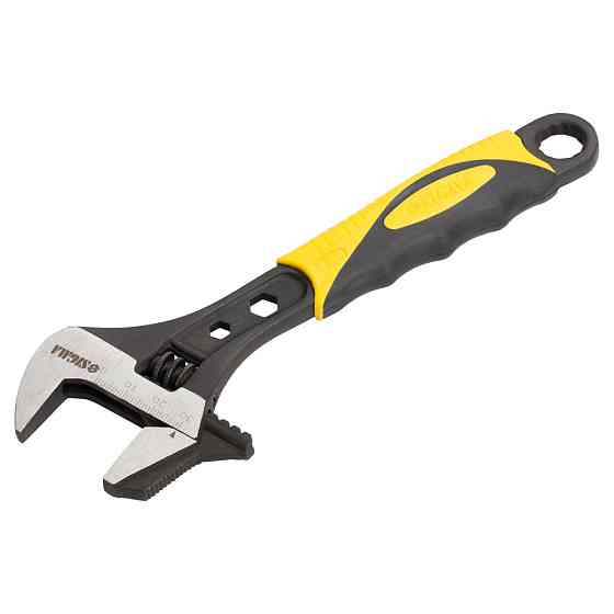 Sigma Ключ разводной с переставной губкой 200мм, 0-30мм CrV (TPR) SIGMA (4100921) Киев