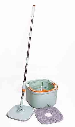 Набір для прибирання швабра з віджимом та відром професійна швабра з відром Зелений HP-35015-46 Київ