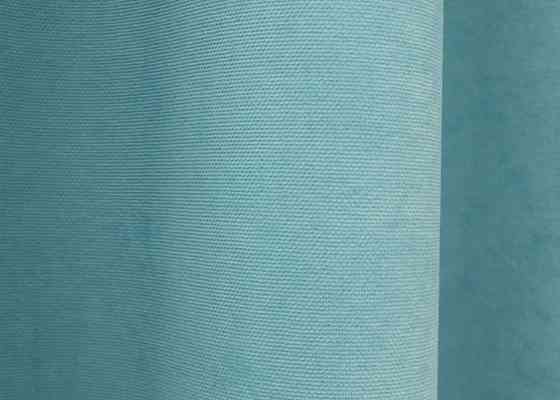 Шторна тканина мікровелюр Petek колір Блакитний 1524ш Київ