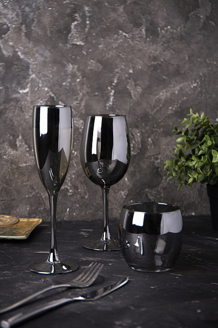 Набор бокалов Luminarc Delice Graphite, 6х160 мл (6995351) Киев - изображение 6