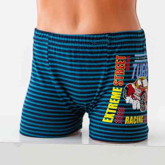 Боксеры подростковые для мальчика - полосатые. Набор из 5 шт. Nicoletta 41395 10-11 Киев