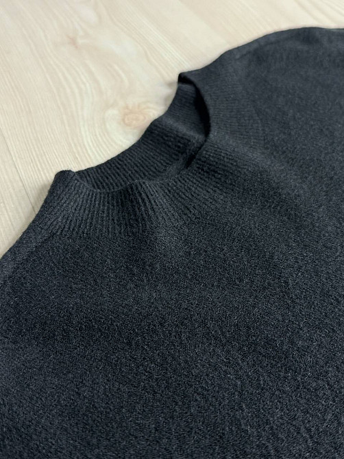 Светр жіночий A-N 2403 водолазка гольф базовий з круглим горлом, чорний, one size Київ - фото 10