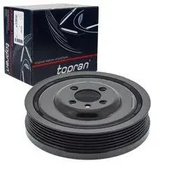 Topran 110 722 585 — Ремінний шків колінчастого валу для Volkswagen Golf V, Passat B6, Audi A3, Skoda Octavia II, Seat Leon II (20 Ковель