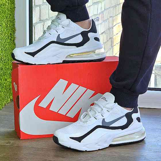 Кросівки N!ke 270 Сіточка Чоловічі Білі Найки з Амортизацією Літні (розміри: 41,42,43,44,45) Відео Огляд Дніпро