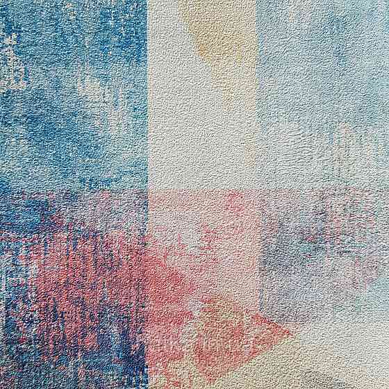 Шпалери вінілові на флізелін Rasch Linares 0.53х10 геометрія абстракція фігури червоні сині жовті 617979 Київ