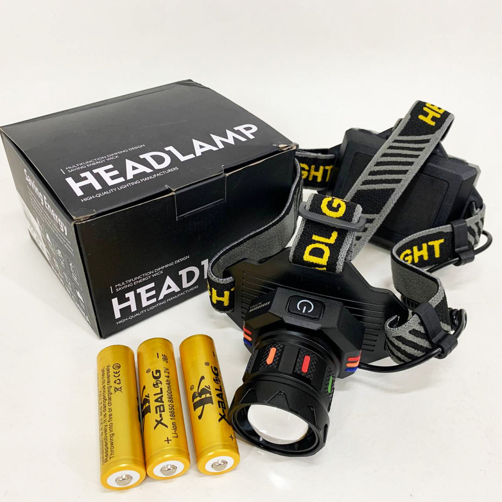 Ліхтар налобний BL-T701A-TG 3x18650 JZ-70 Львів - фото 7