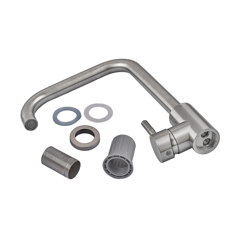 Кухонный смеситель Armata SUS-011-G(N) из нержавеющей стали без подвода (CH6487) Харьков - изображение 2