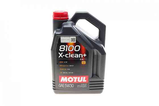 MOTUL 8100 X-clean+ 5W-30 5L (854751) — Синтетична моторна олива LL-04 / VW 504 00 / 507 00 / MB 229.51 / Porsche C30 | Максимальн Ковель