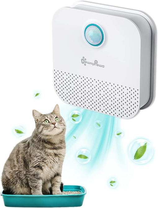 Умный нейтрализатор запаха DownyPaws для кошачьего туалета, 4000 мАч, датчик движения, до 14 дней, USB, White Киев - изображение 2