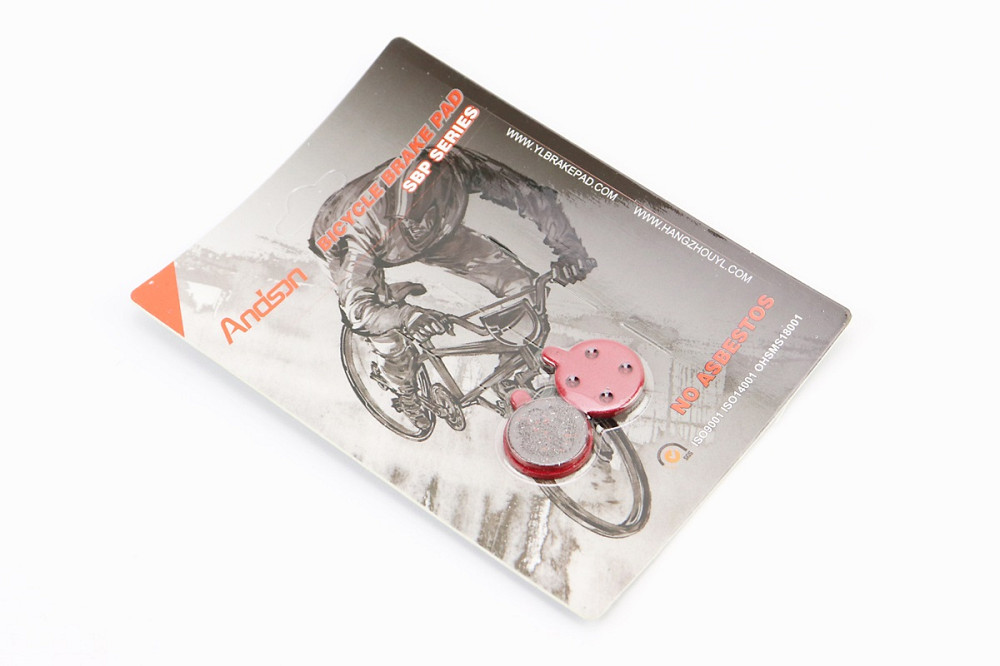 Гальмівні колодки Disk-brake (Xiaomi Mijia M365 Pro, Zoom DB250,350,450,550), червоні YL-1013 Киев - изображение 1