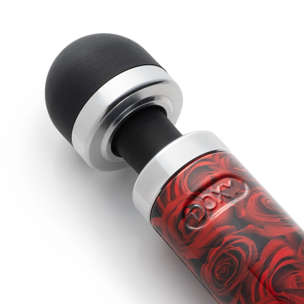 Вібромасажер DOXY Die Cast 3R - ROSE PATTERN, дуже потужний, перезаряджуваний, металевий корпус Sex Aura Київ - фото 3